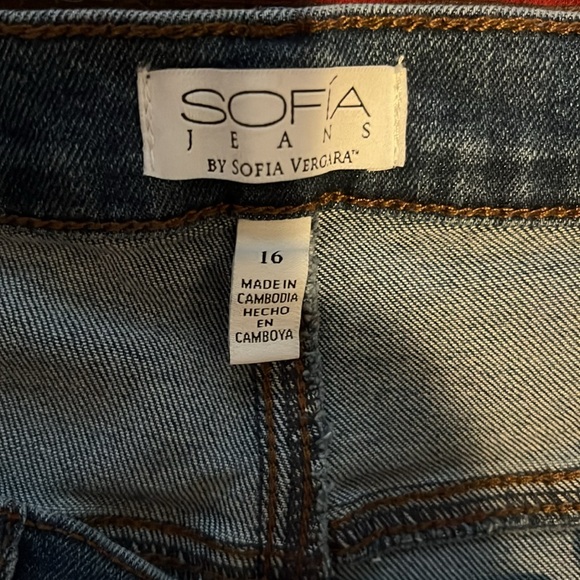 Sofia Eden 90S straight high waisted jeans 16 - Picture 4 of 5